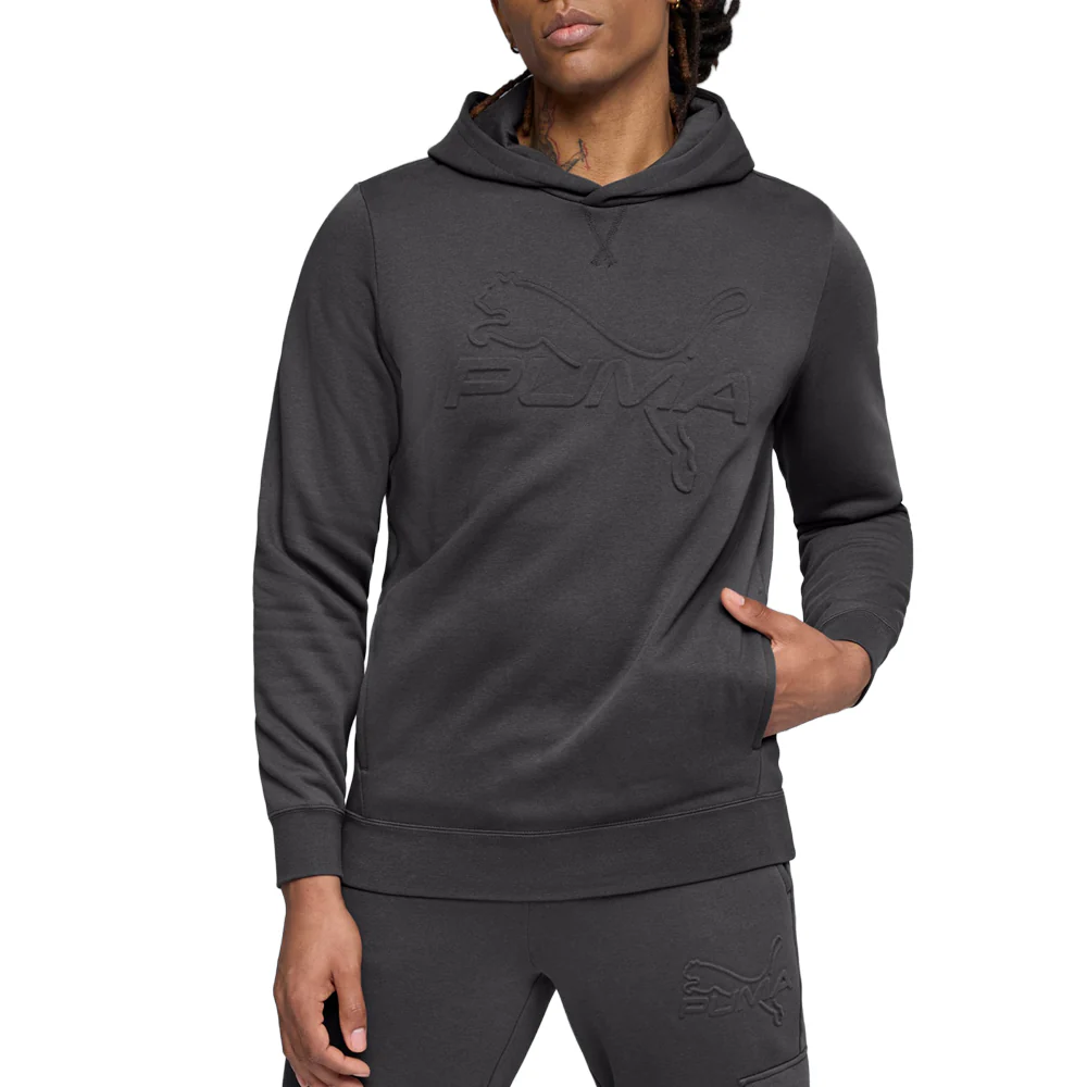 Essentials Embossed Pullover Hoodie - Image 3
