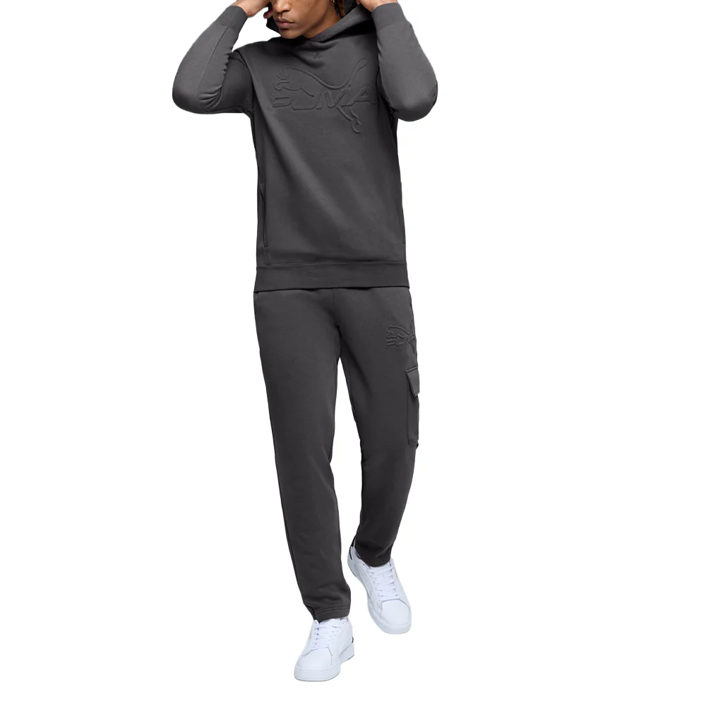 Essentials Embossed Pullover Hoodie - Image 5