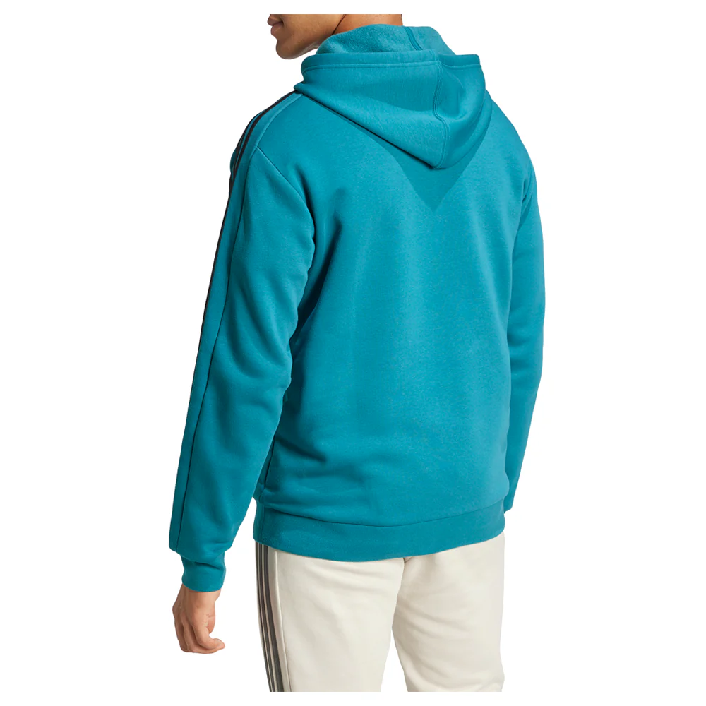 Essentials Fleece 3-Stripes Pullover Hoodie - Image 2