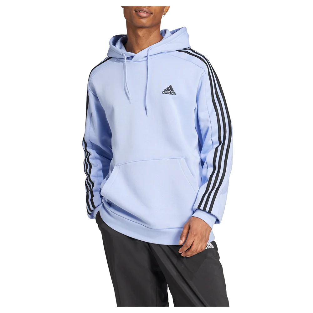 Essentials Fleece 3-Stripes Pullover Hoodie - Image 2
