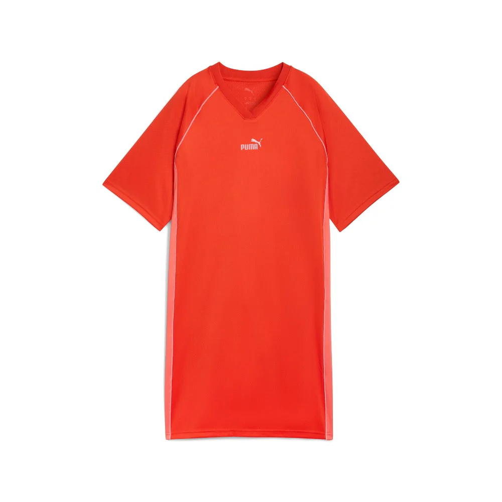 Essentials Graphic Animal V-Neck Short Sleeve Dress