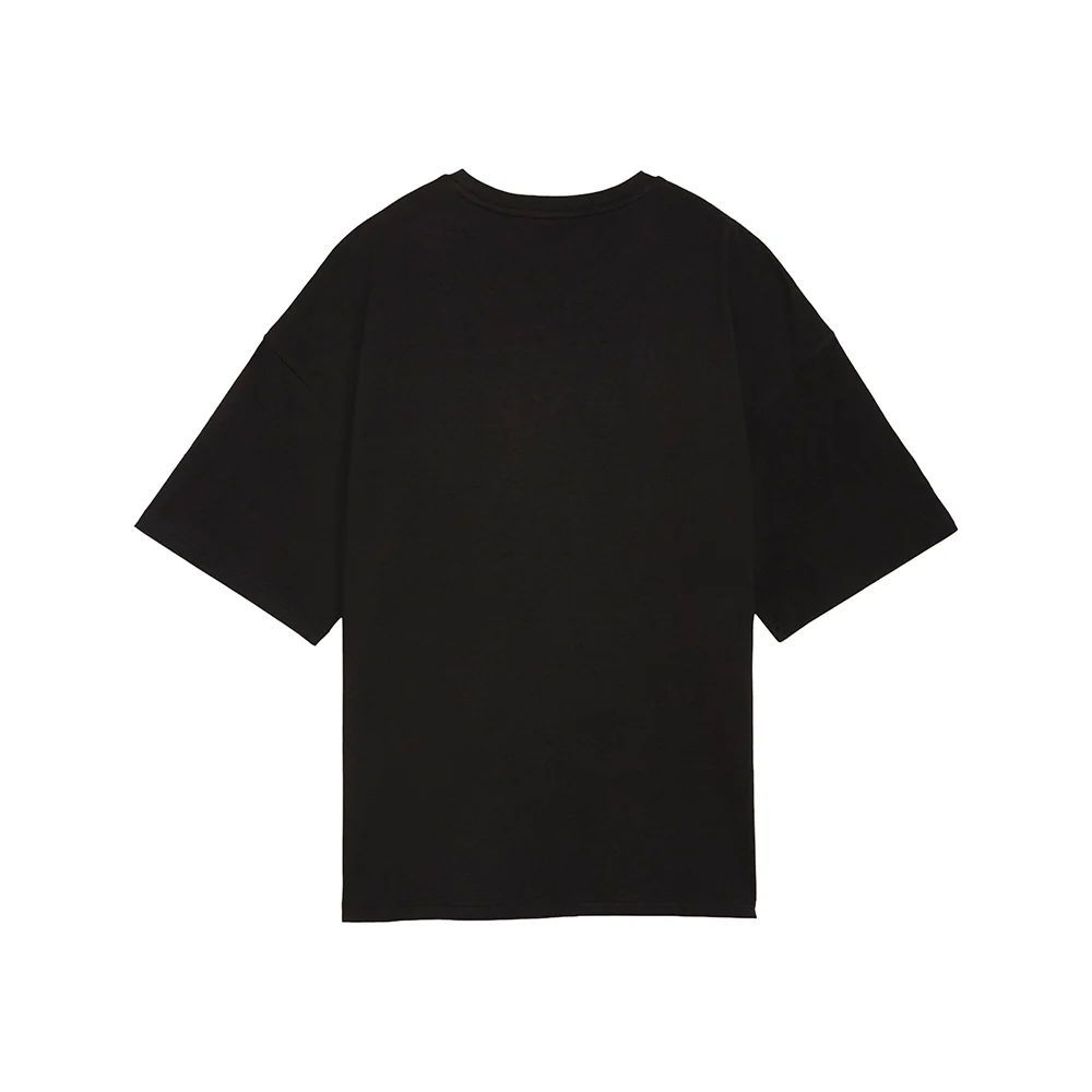 Essentials Graphics Leo Luxe Bedazzled Oversized Crew Neck Short Sleeve T-Shirt - Image 2
