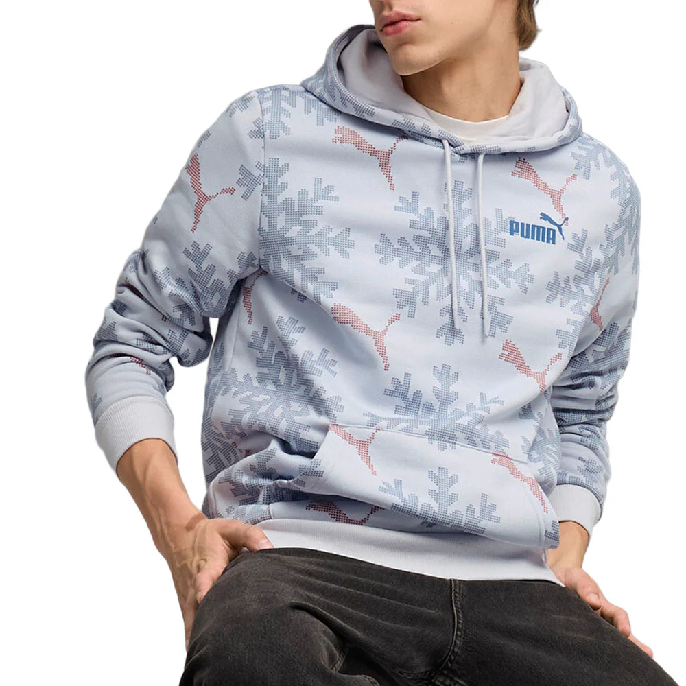 Essentials Logo Lab Holiday Graphic Pullover Hoodie - Image 5