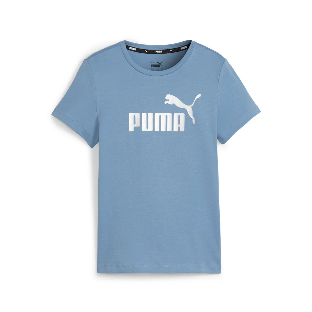 Essentials Metallic Logo Crew Neck Short Sleeve T-Shirt (Youth)