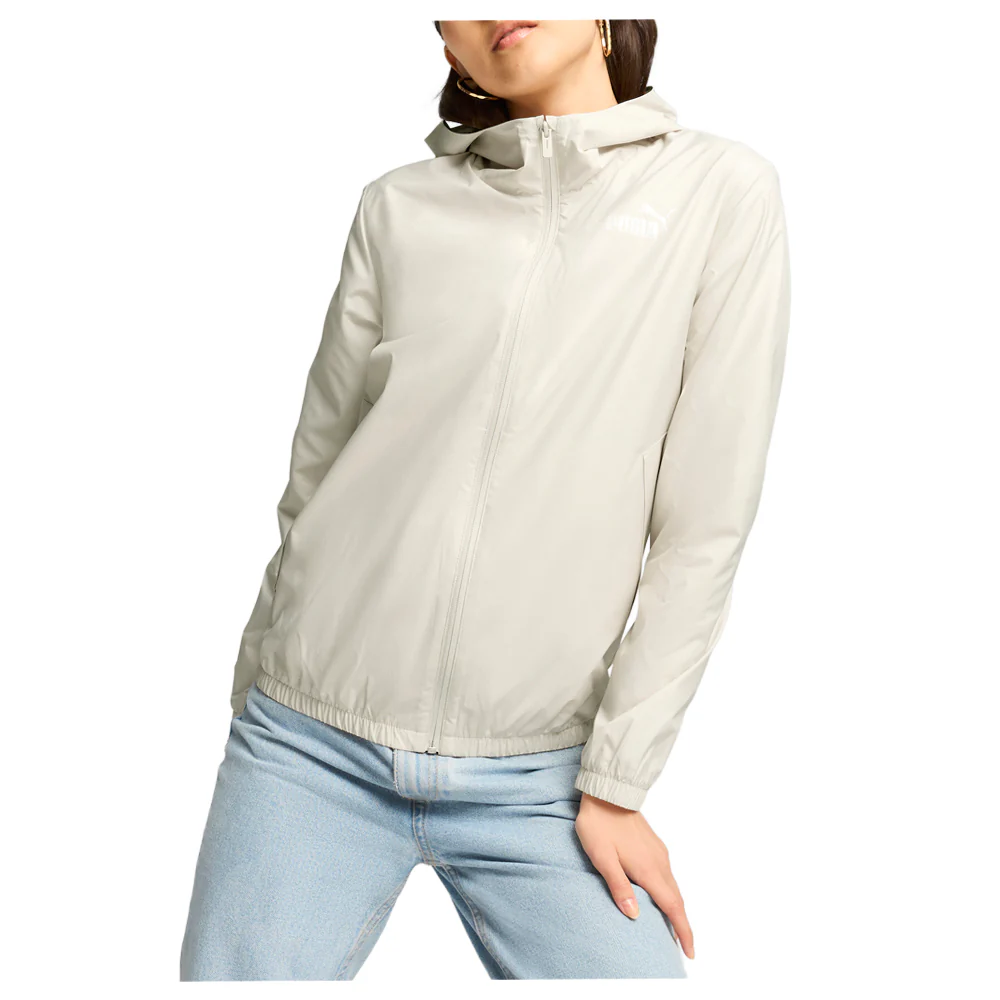 Essentials Solid Full Zip Windbreaker - Image 3