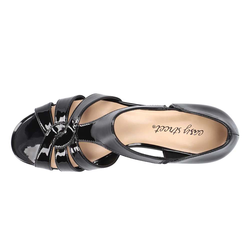 Essie Strappy Kitten Heel Sandals - Image 4