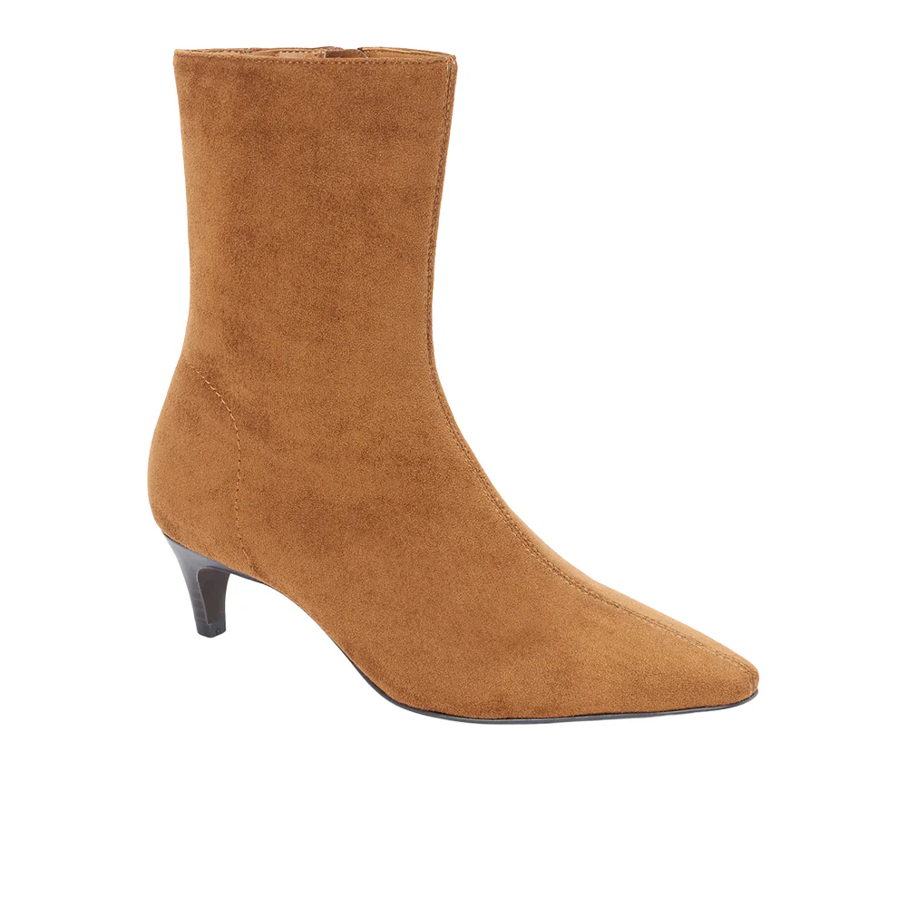 Esther Kitten Heel Snip Toe Zippered Boots - Image 2