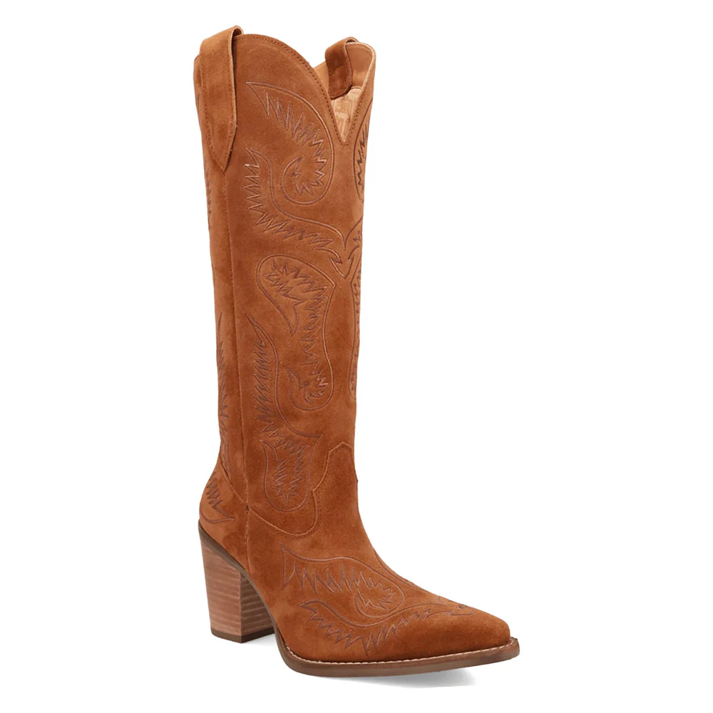 Evita Embroidered Snip Toe Pull On Boots - Image 2