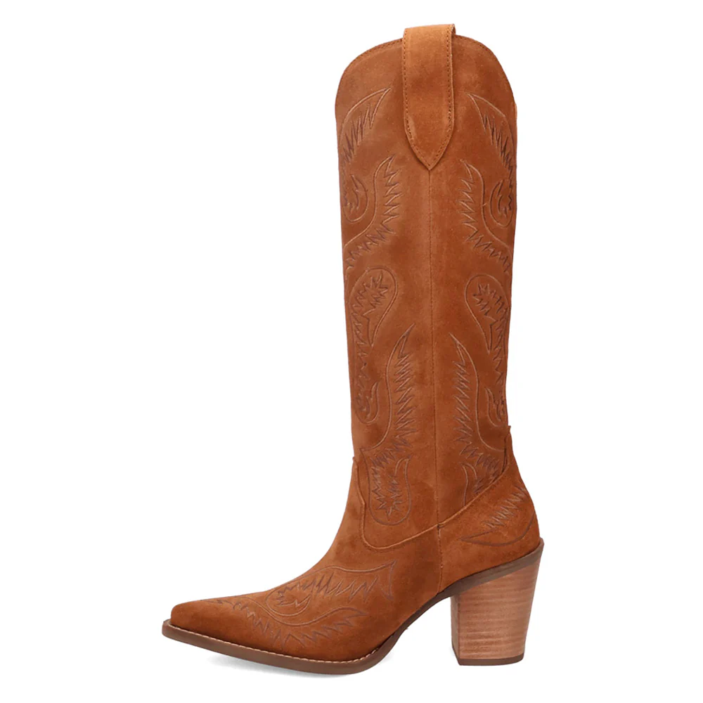 Evita Embroidered Snip Toe Pull On Boots - Image 3