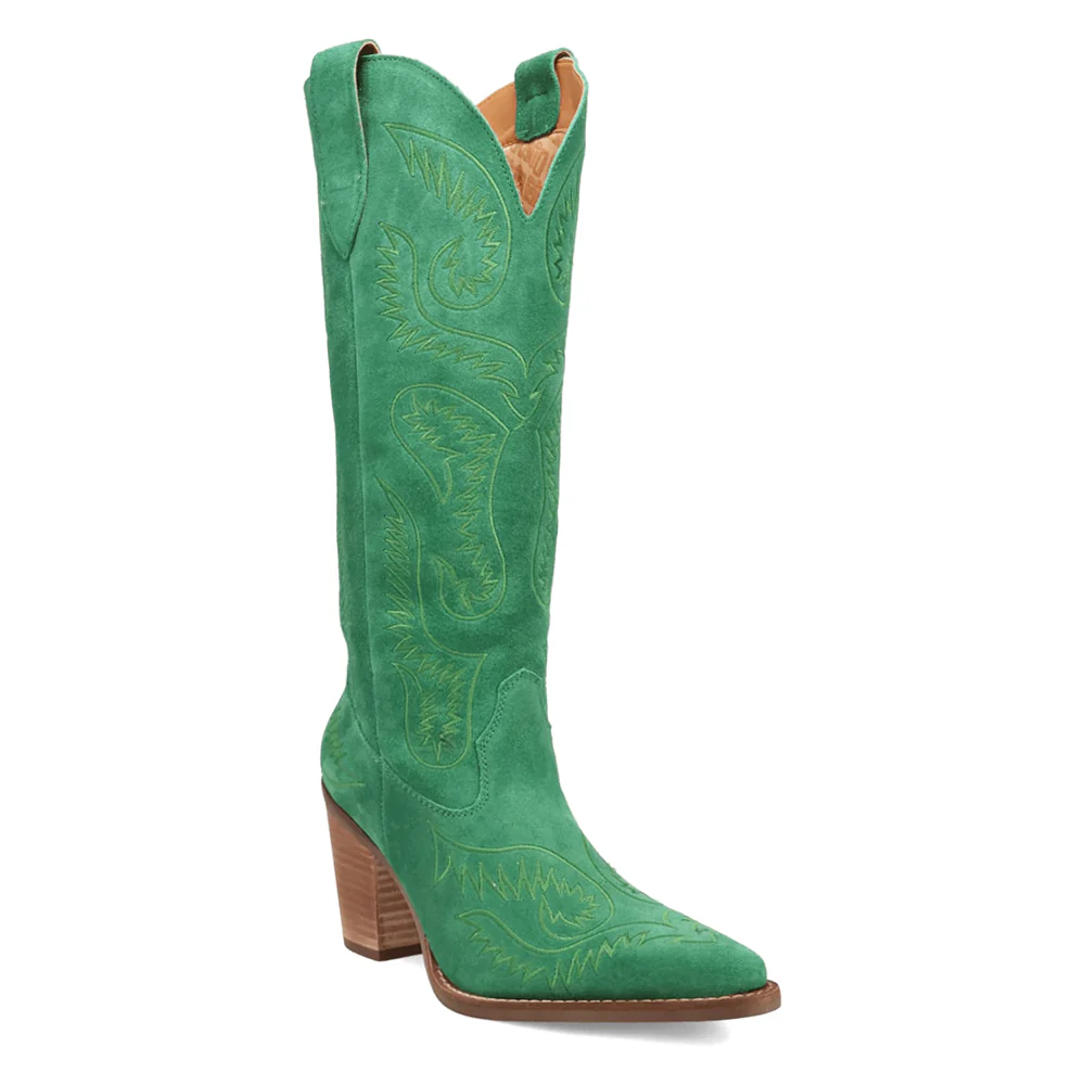 Evita Embroidered Snip Toe Pull On Boots - Image 2