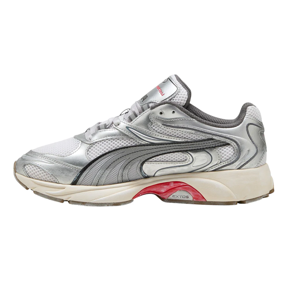 PUMA X LOST MANAGEMENT CITIES Extos Metallic Lace Up Sneakers - Image 3
