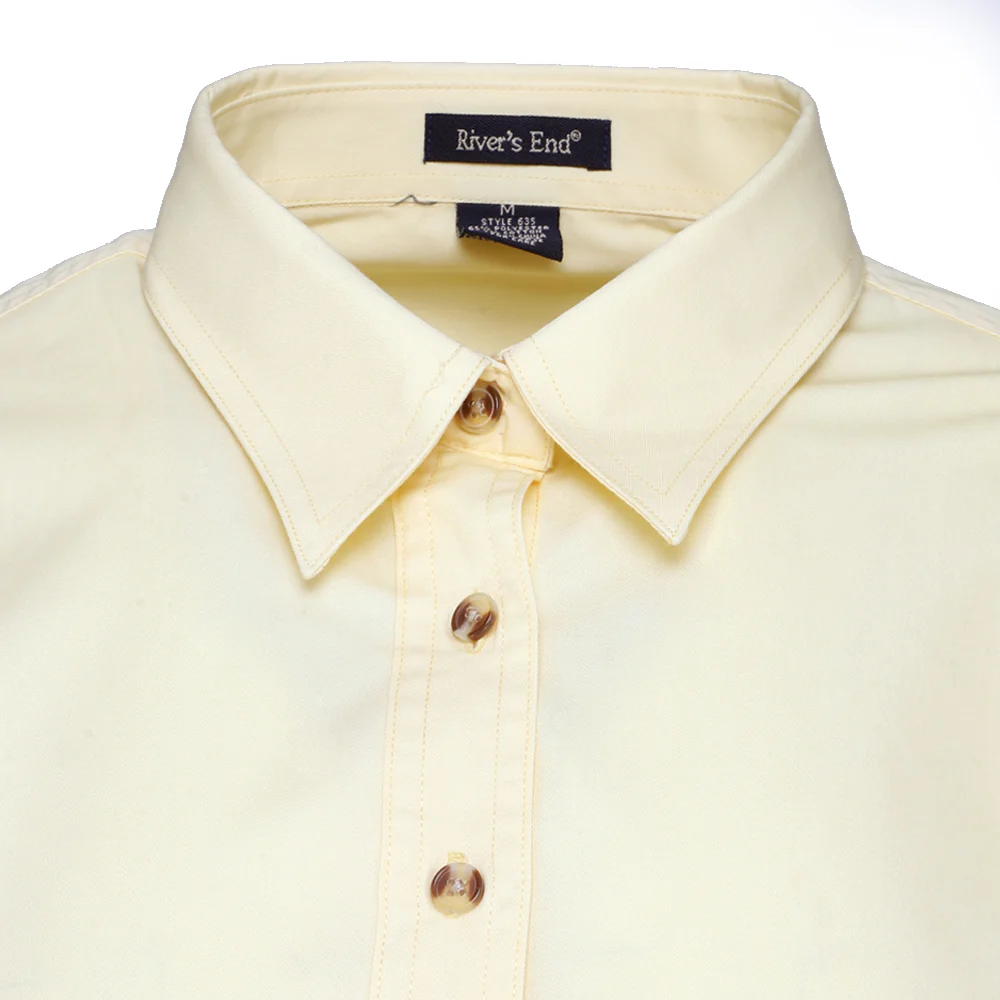 EZCare Woven Collared Long Sleeve Button Up Shirt - Image 3