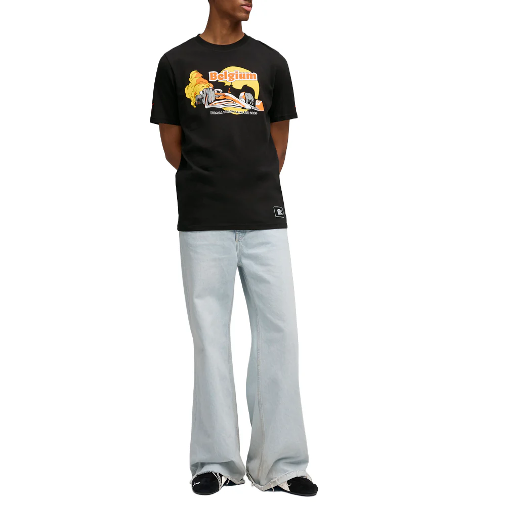 F1 Belgium Graphic Crew Neck Short Sleeve T-Shirt - Image 5