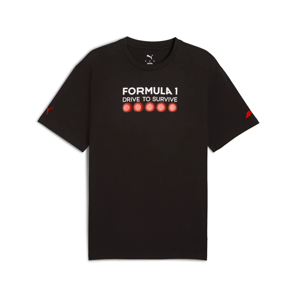 F1 Dts Graphic Relaxed Crew Neck Short Sleeve T-Shirt