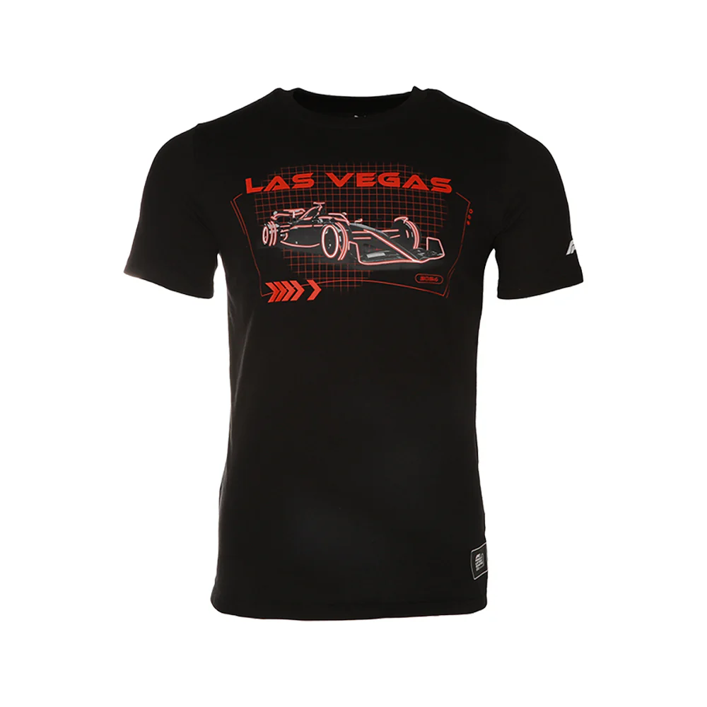 F1 Las Vegas Race Crew Neck Short Sleeve T-Shirt