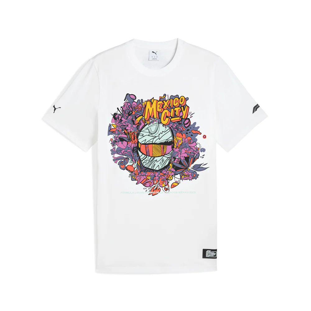 F1 Mexico Graphic Crew Neck Short Sleeve T-Shirt