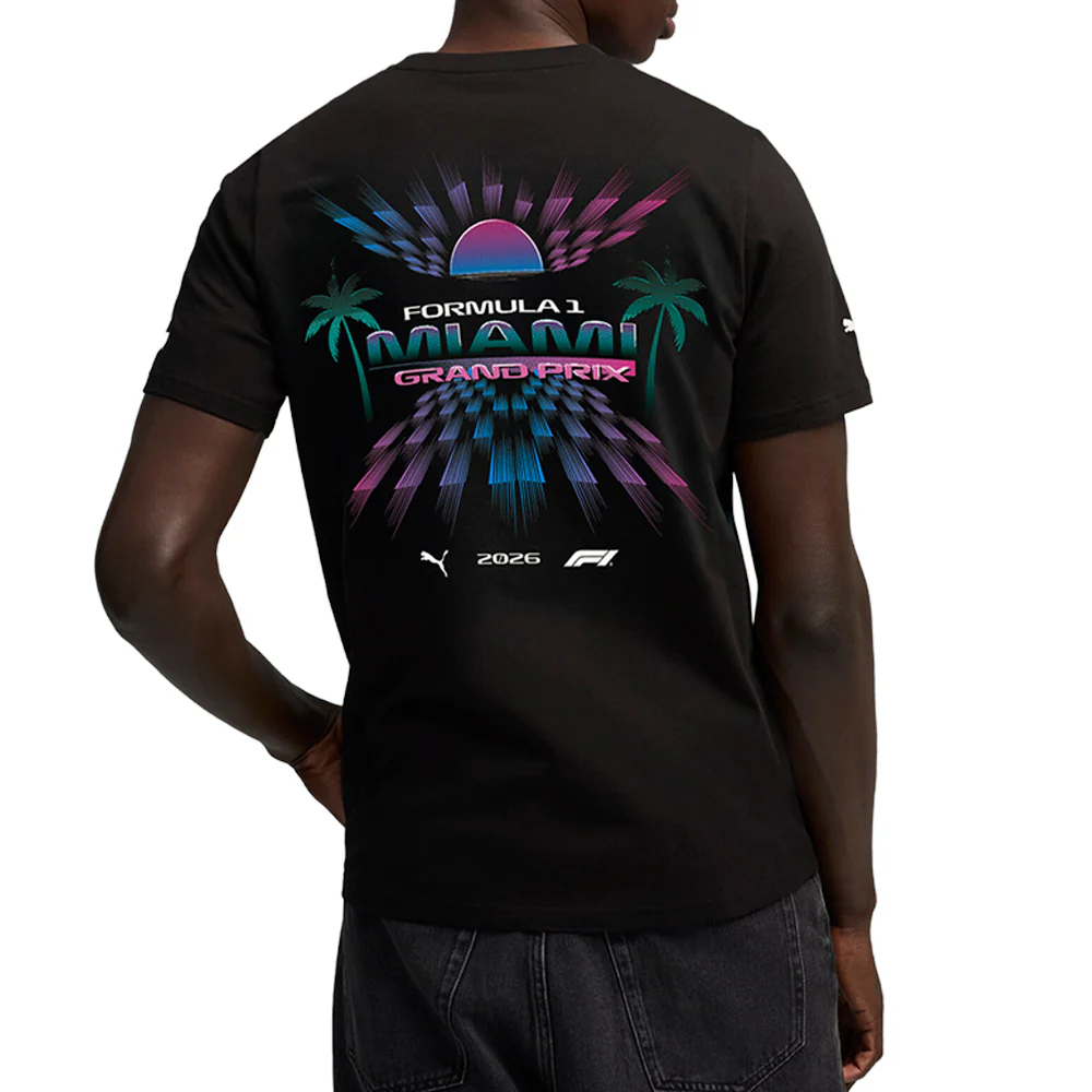 F1 Miami Graphic Crew Neck Short Sleeve T-Shirt - Image 4