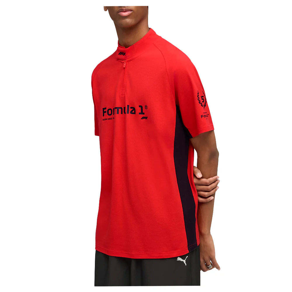 F1 Polo 75Yrs Graphic Short Sleeve Polo Shirt - Image 3