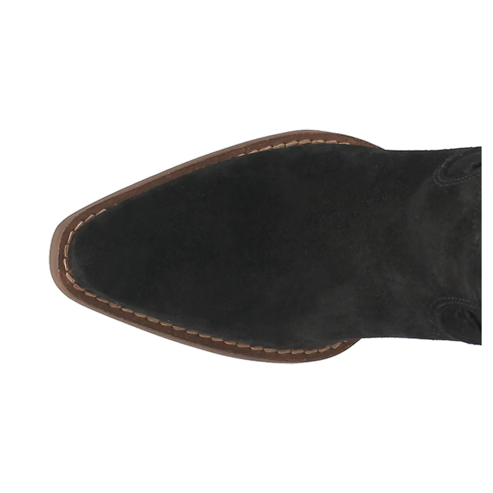 Fandango Fringe Snip Toe Pull On Cowboy Booties - Image 4