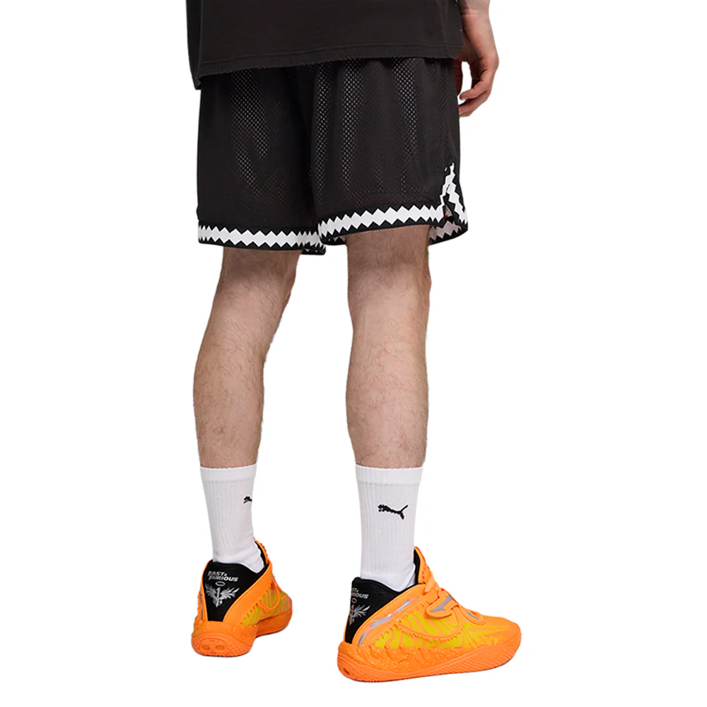 PUMA X FAST AND FURIOUS 6 Inch Reversible Basketball Athletic Shorts - Image 4