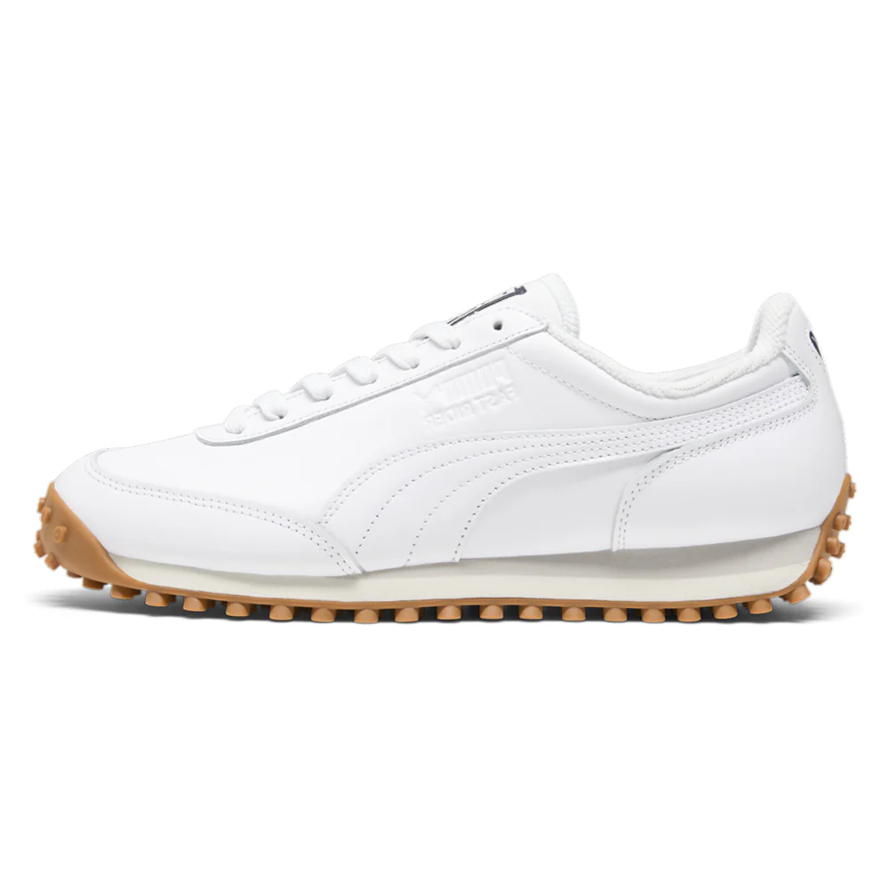 Fast Rider Navy Pack-White Lace Up Sneakers - Image 3