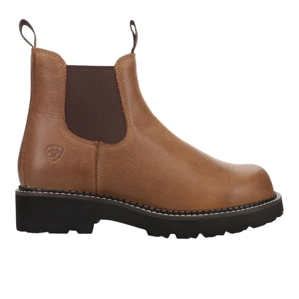 Fatbaby Twin Gore Round Toe Pull On Chelsea Boots