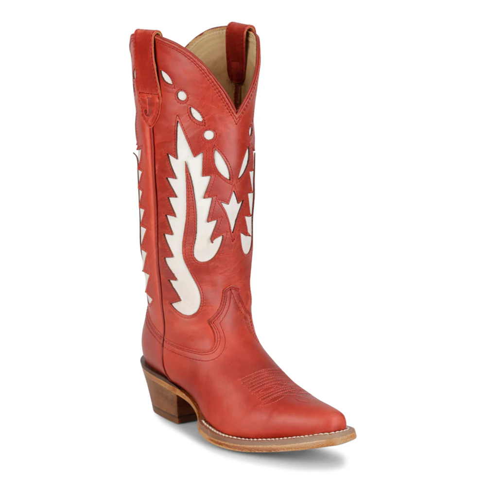 Faye Tooled Inlay Snip Toe Cowboy Boots - Image 2