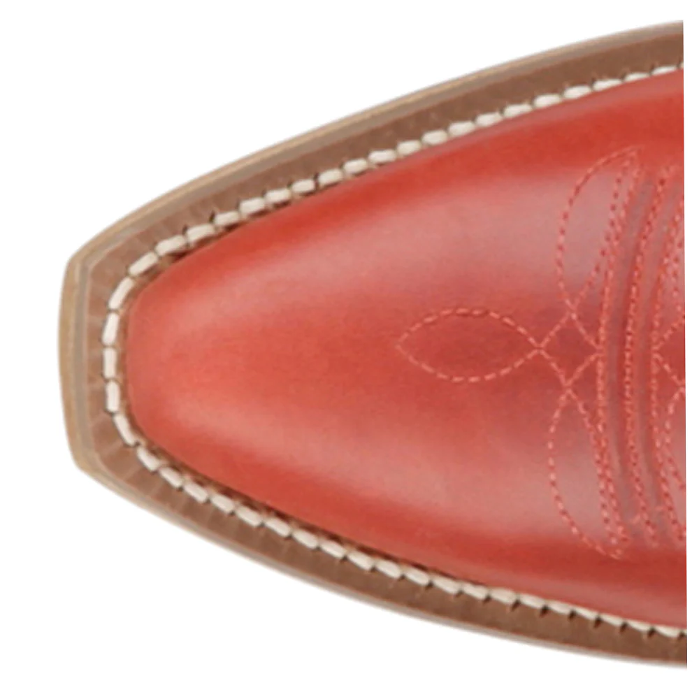 Faye Tooled Inlay Snip Toe Cowboy Boots - Image 4