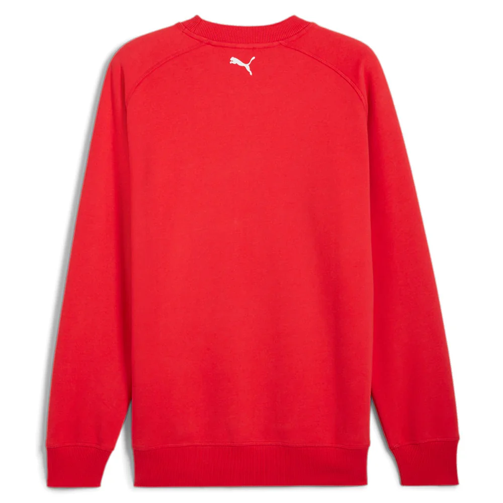 Scuderia Ferrari Race Big Shield Logo Crew Neck Long Sleeve Sweatshirt - Image 2