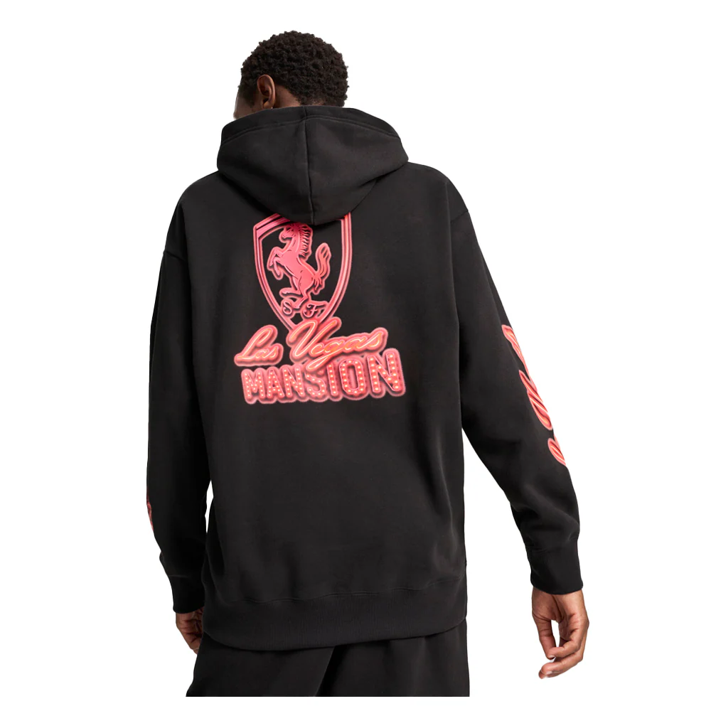 Scuderia Ferrari Race Neon Energy Pullover Hoodie - Image 4