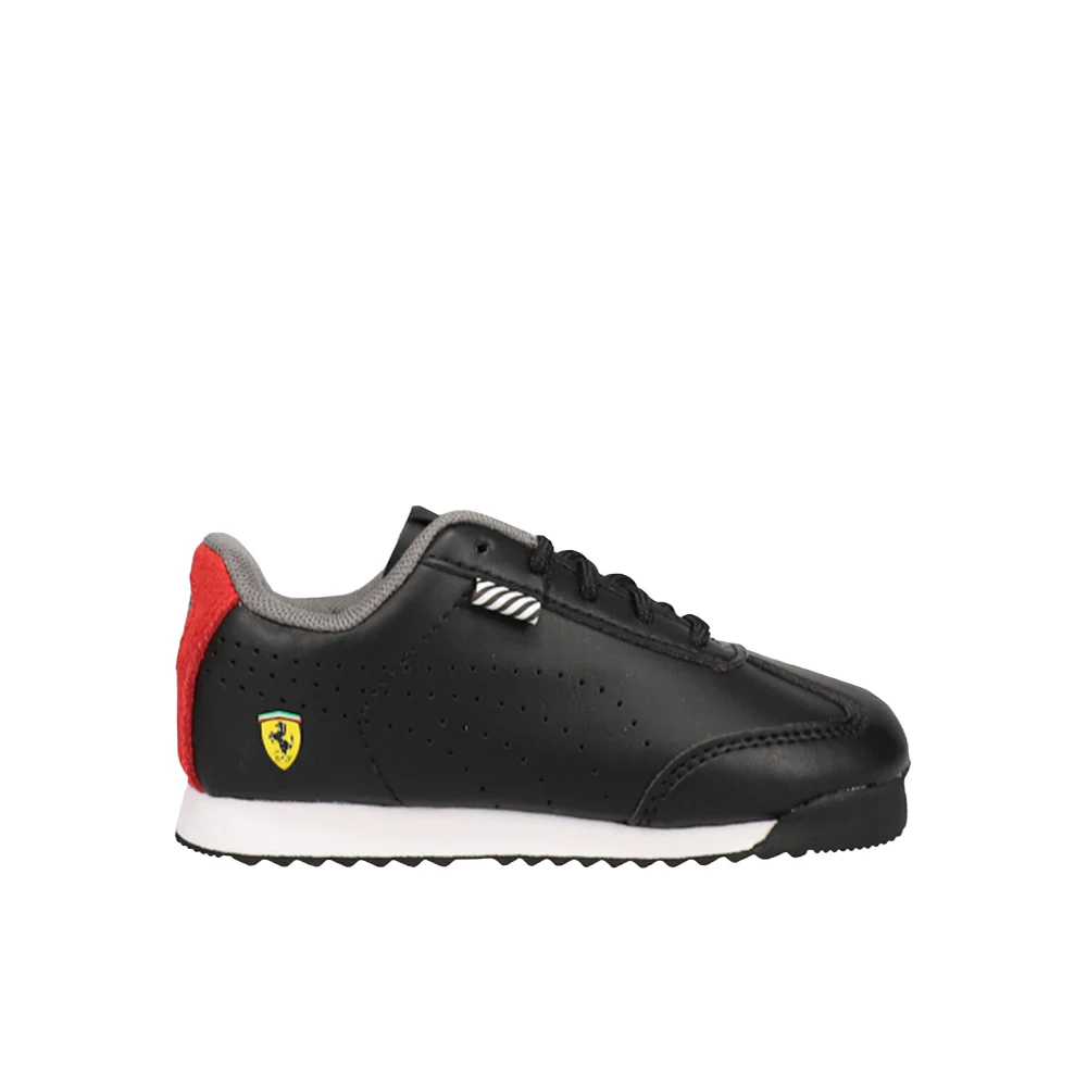 Scuderia Ferrari Roma Via Perforated Lace Up Sneakers (Toddler)