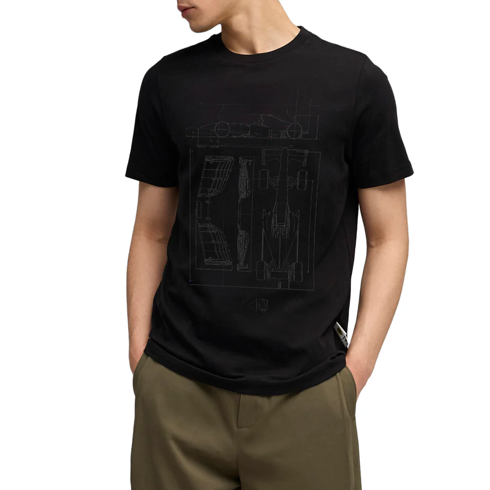 Scuderia Ferrari Sportswear Graphic Crew Neck Short Sleeve T-Shirt - Image 5