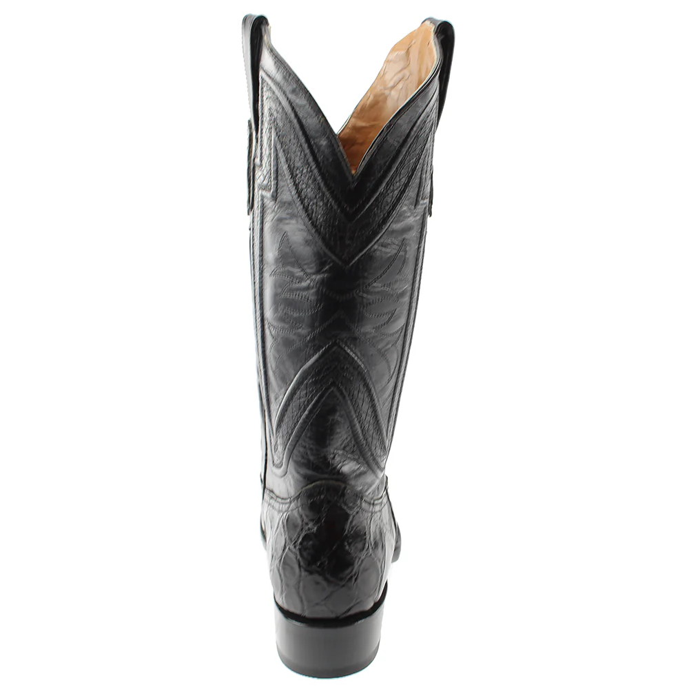 Stallion American Alligator Narrow Square Toe Pull On Cowboy Boots - Image 3