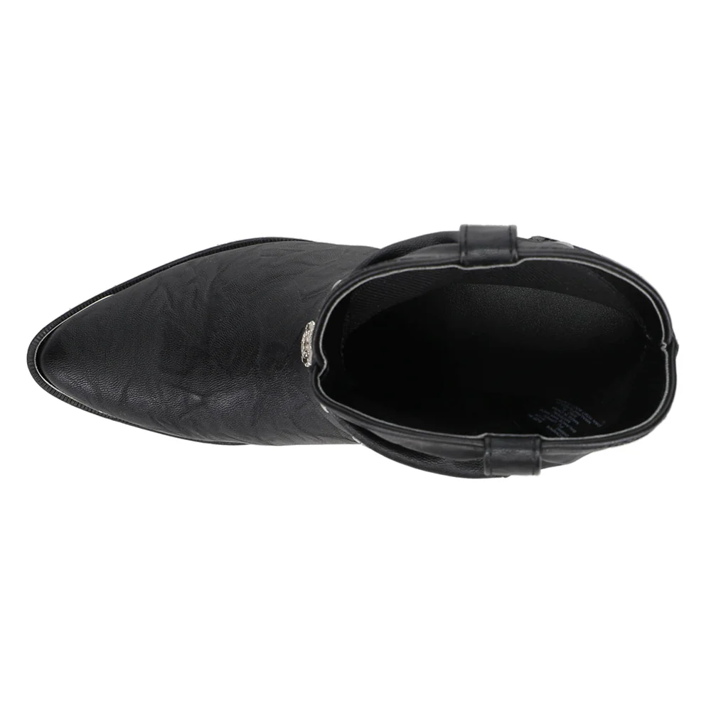 Fiona Pull On Pointed Toe Cowboy Booties - Image 4