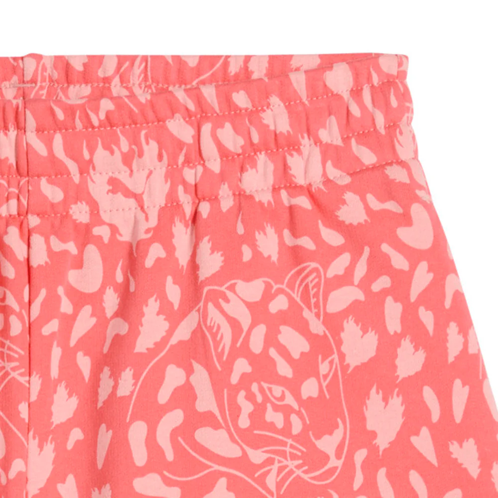 Flaming Love Graphic High Waist Shorts (Youth) - Image 5