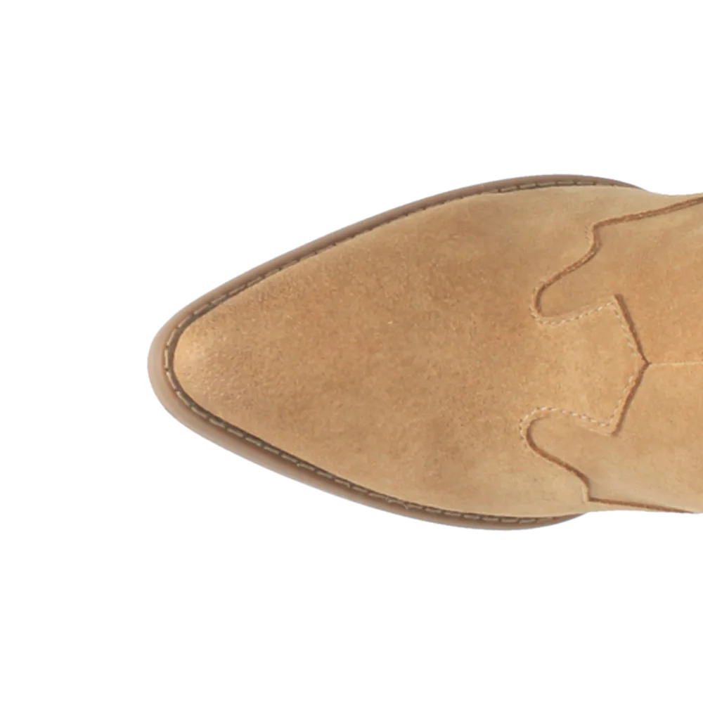 Flannie Pull On Snip Toe Cowboy Booties - Image 4