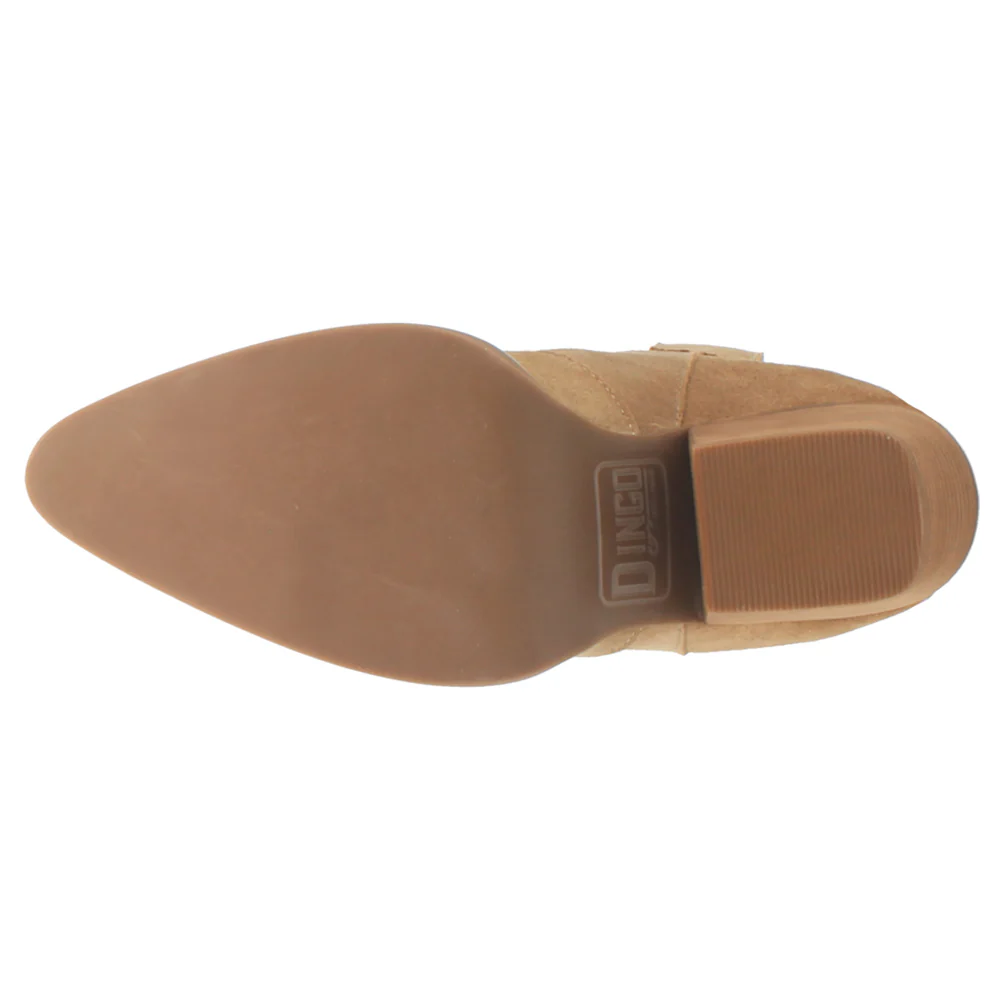 Flannie Pull On Snip Toe Cowboy Booties - Image 5
