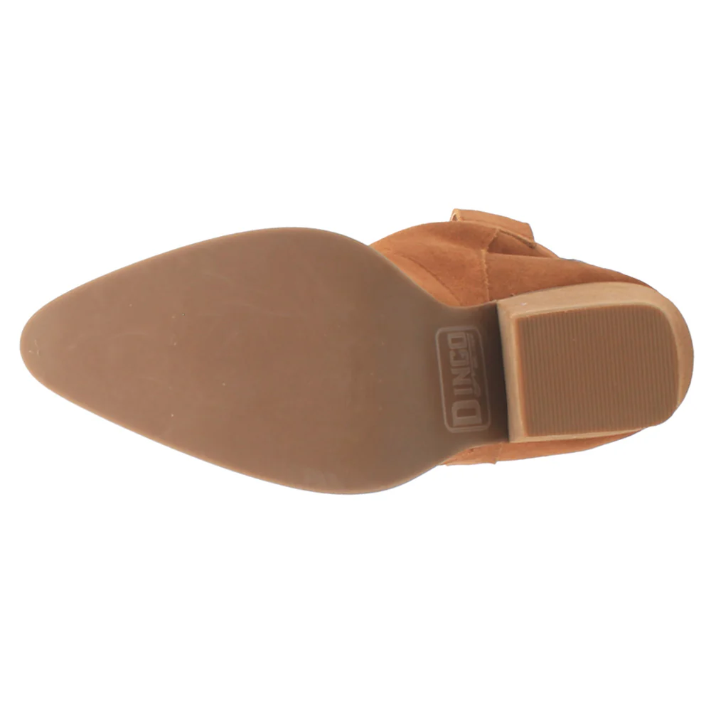 Flannie Pull On Snip Toe Cowboy Booties - Image 5
