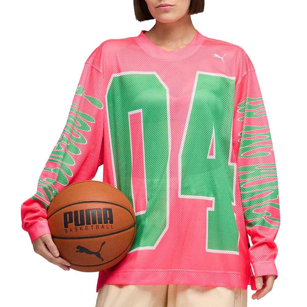 Flau'jae Oversized Crew Neck Long Sleeve Jersey - Image 3
