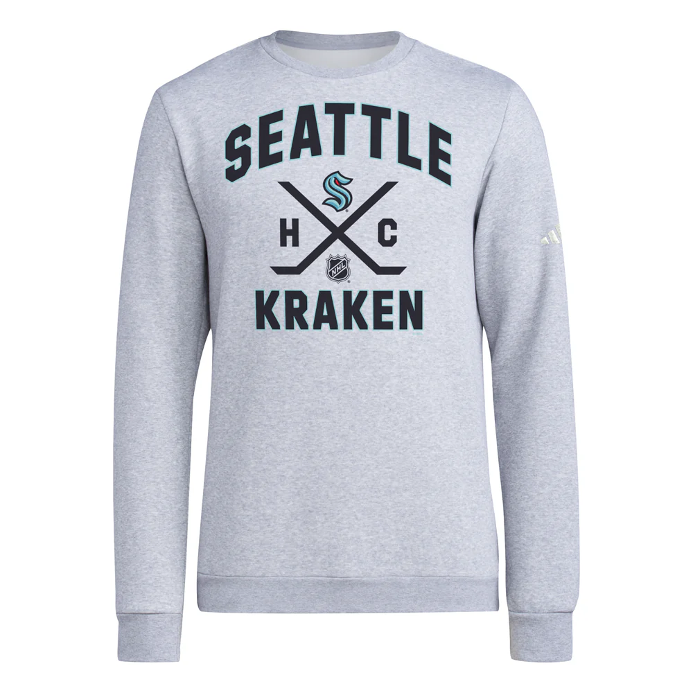 Seattle Kraken Ice Hockey Crew Neck Fleece Sweatshirt