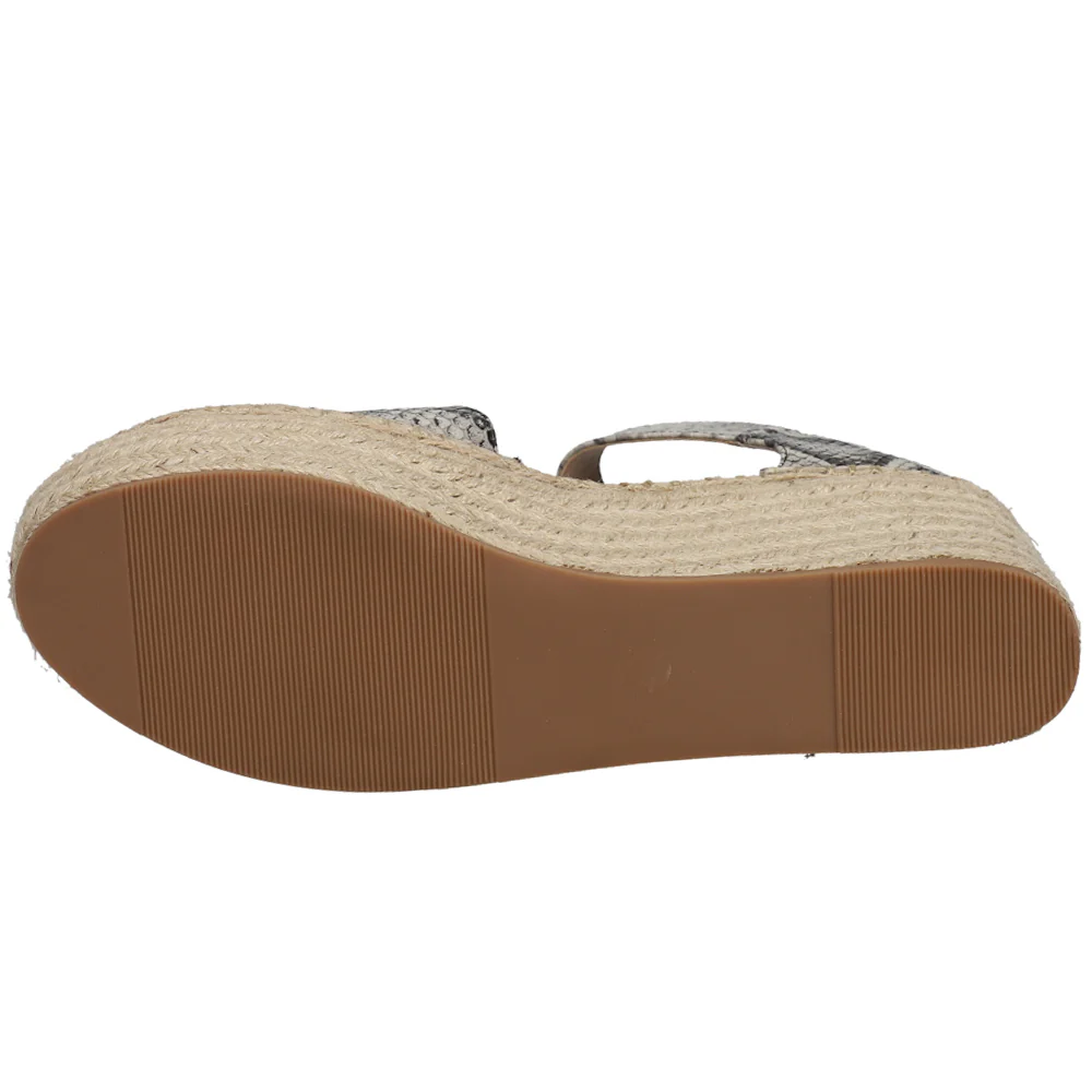Flirty Ankle Strap Espadrille Wedge Sandals - Image 5