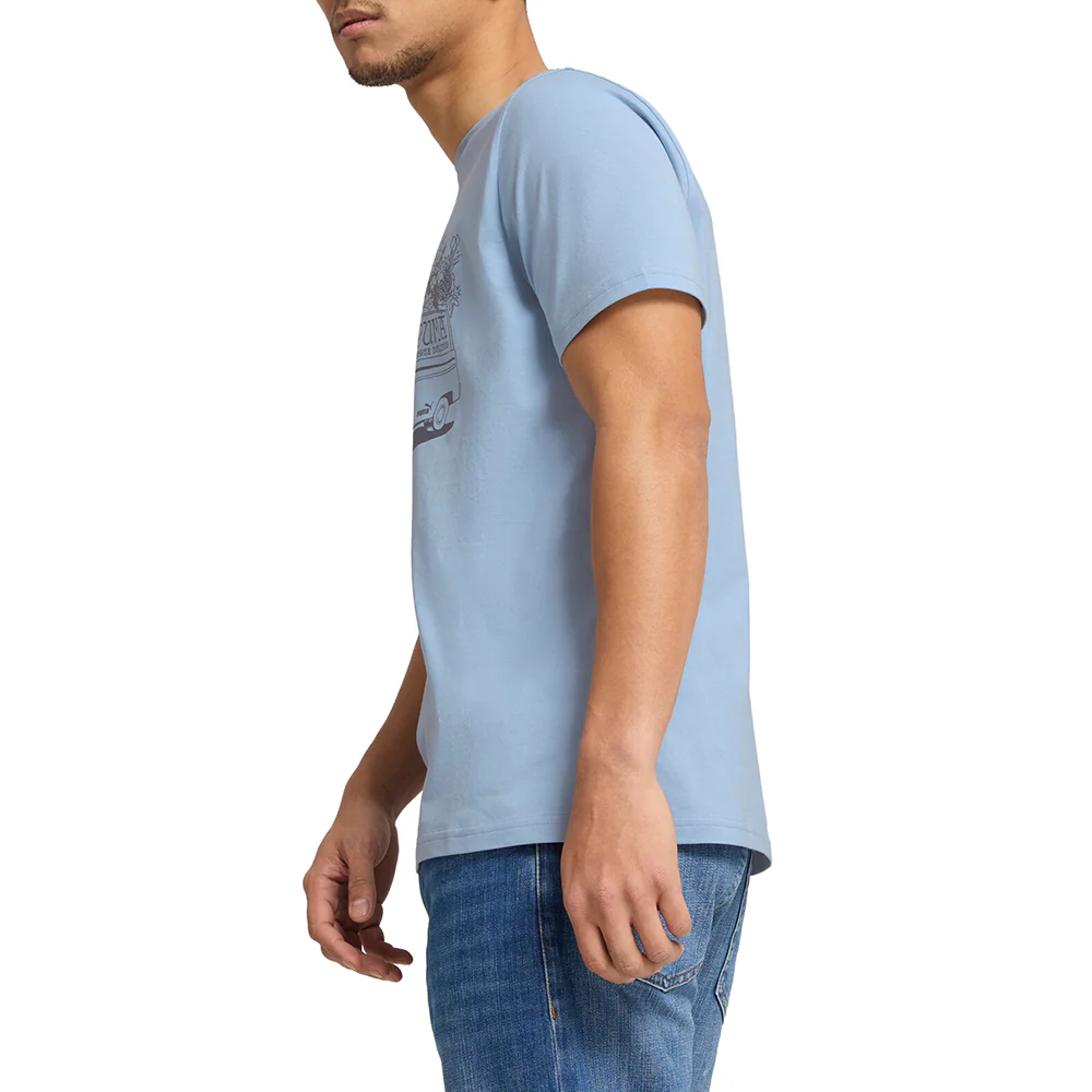 Flower Delivery Graphic Crew Neck Short Sleeve T-Shirt - Image 5