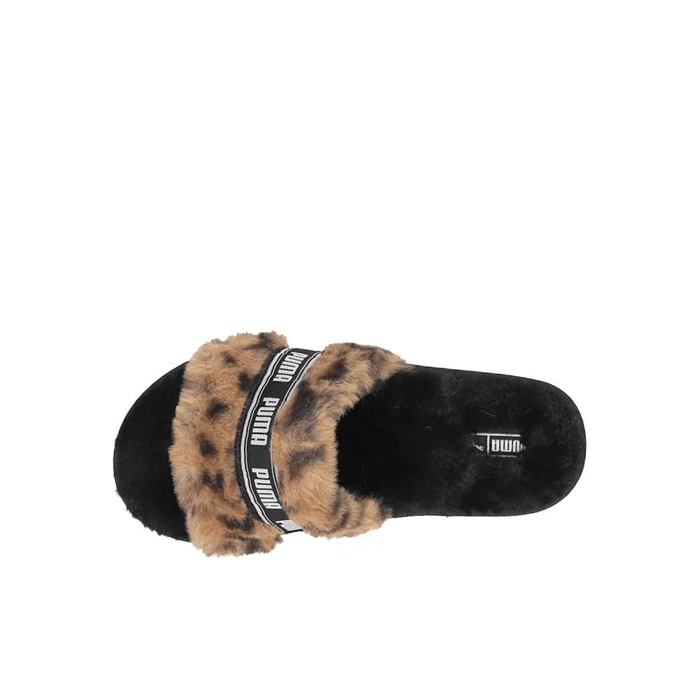 Fluff Cheetah Slide Sandal (Little Kid) - Image 4