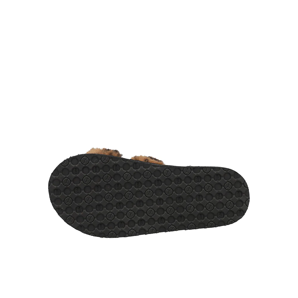 Fluff Cheetah Slide Sandal (Little Kid) - Image 5