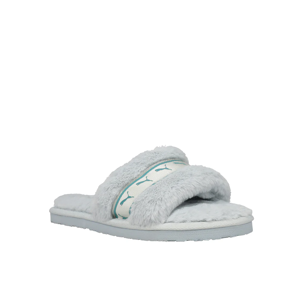 Fluff Remix Logo Slide Sandals (Big Kid) - Image 2