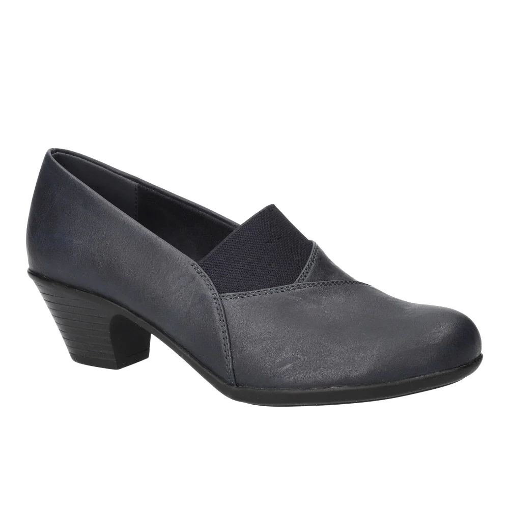 Fondly Round Toe Block Heel Pumps - Image 2