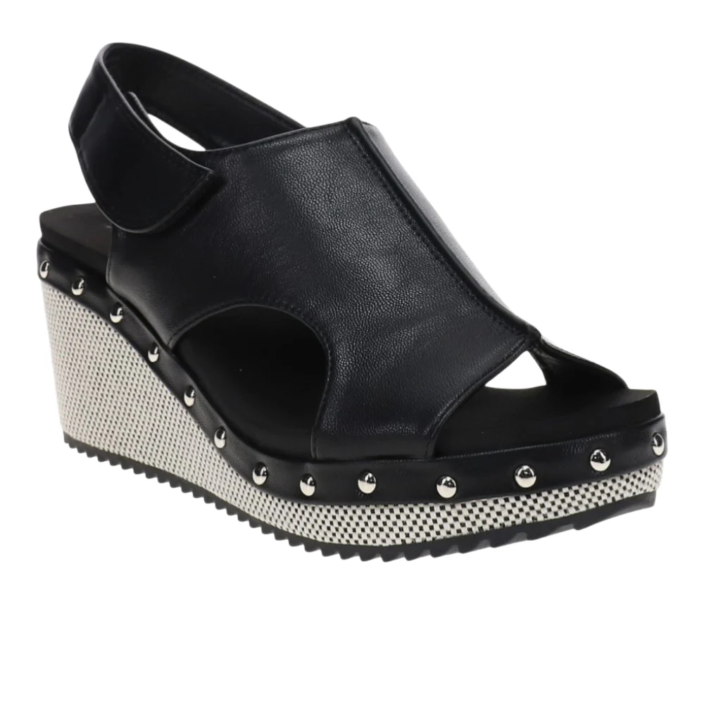 For Keeps Studded Wedge Slingback Sandals - Image 2