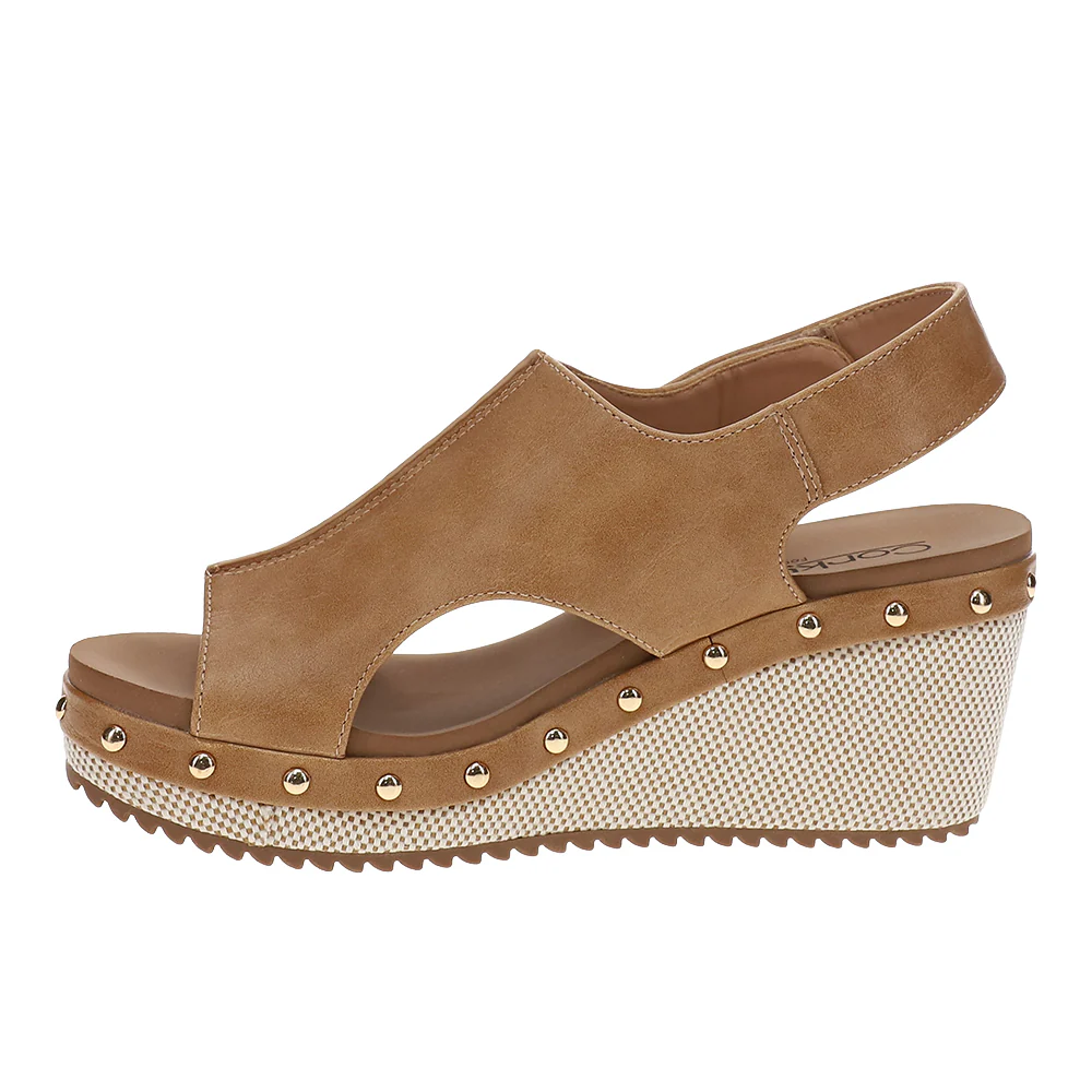 For Keeps Studded Wedge Slingback Sandals - Image 3