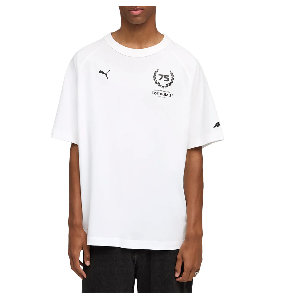 Formula 1 75 Years Relaxed Crew Neck Short Sleeve T-Shirt - Image 3