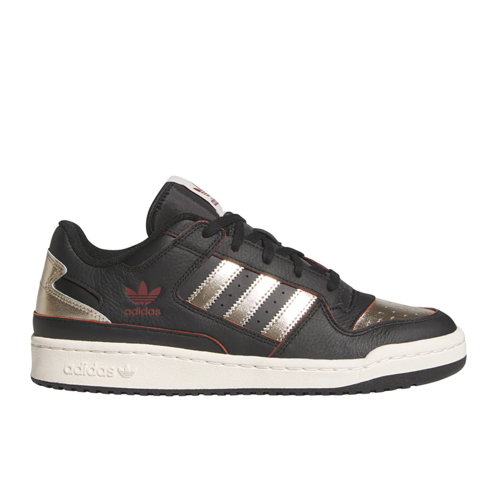 Forum Low CL Metallic Lace Up Sneakers